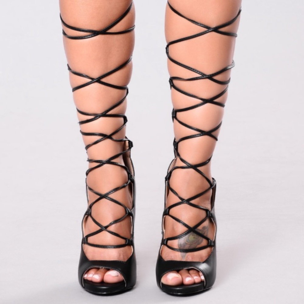 Lace up Bailey Heels